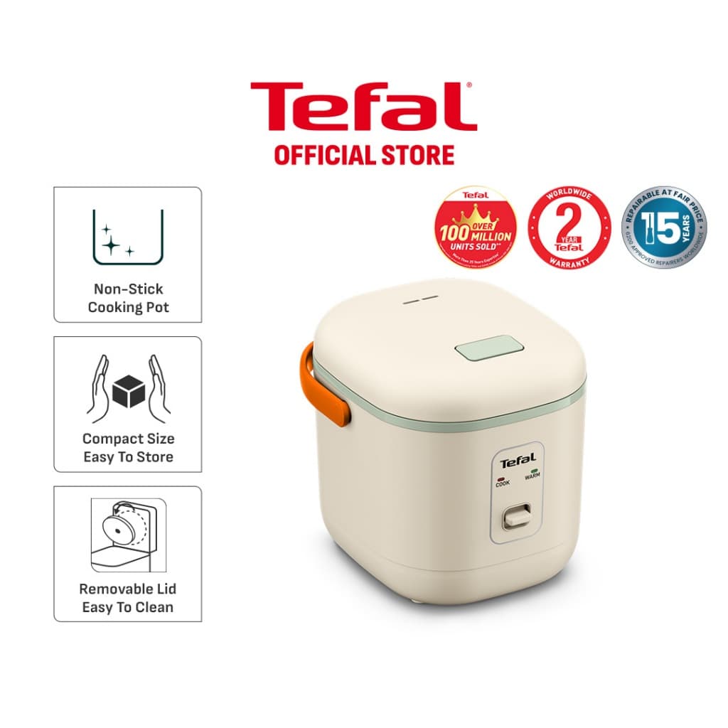 Tefal Mini Mechanical Rice Cooker 0.4L (RK1724) (Non-stick cooking pot)