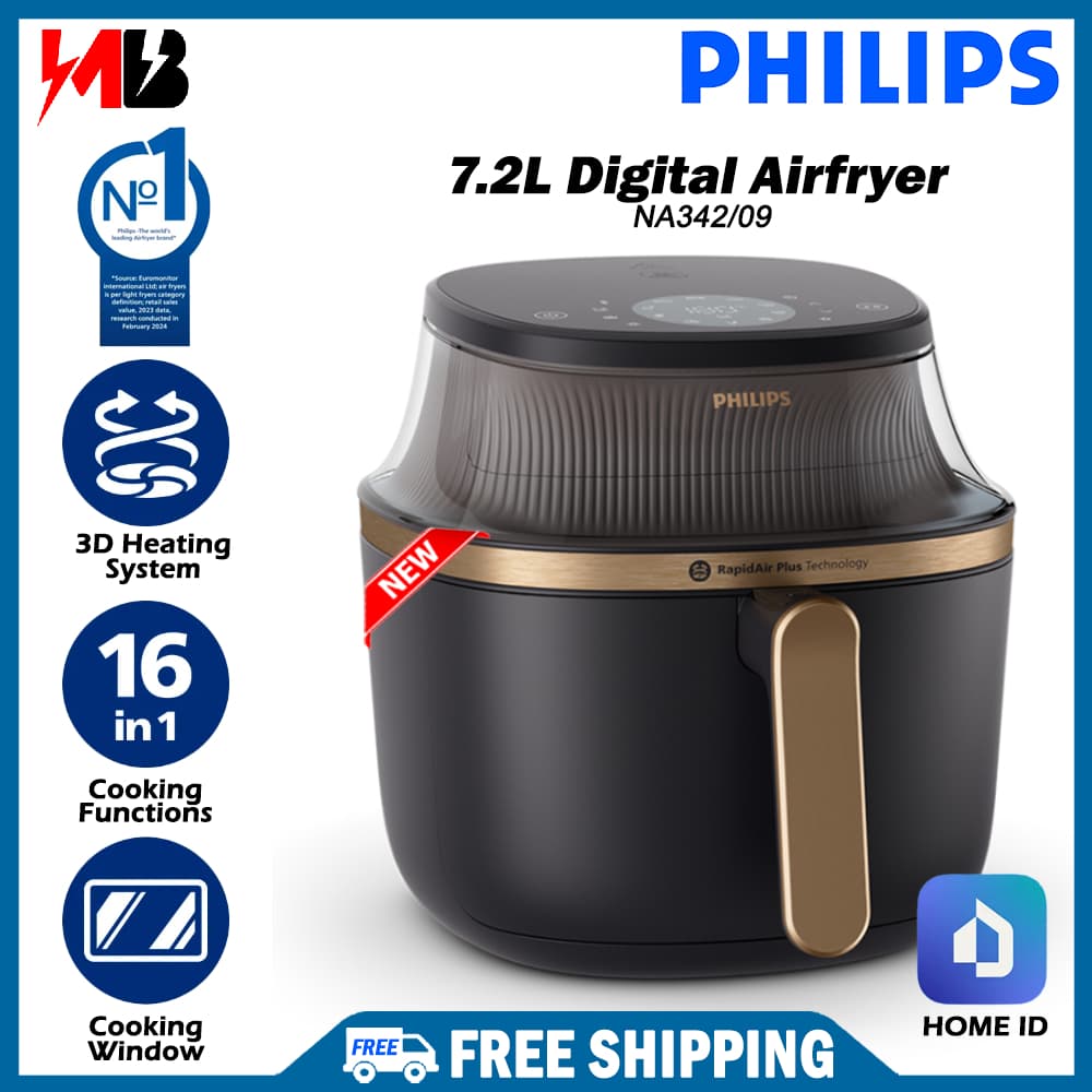 Philips Digital Air Fryer XXL (7.2L / 6.2L / 4.2L) - HD9270 / NA342 / HD9200