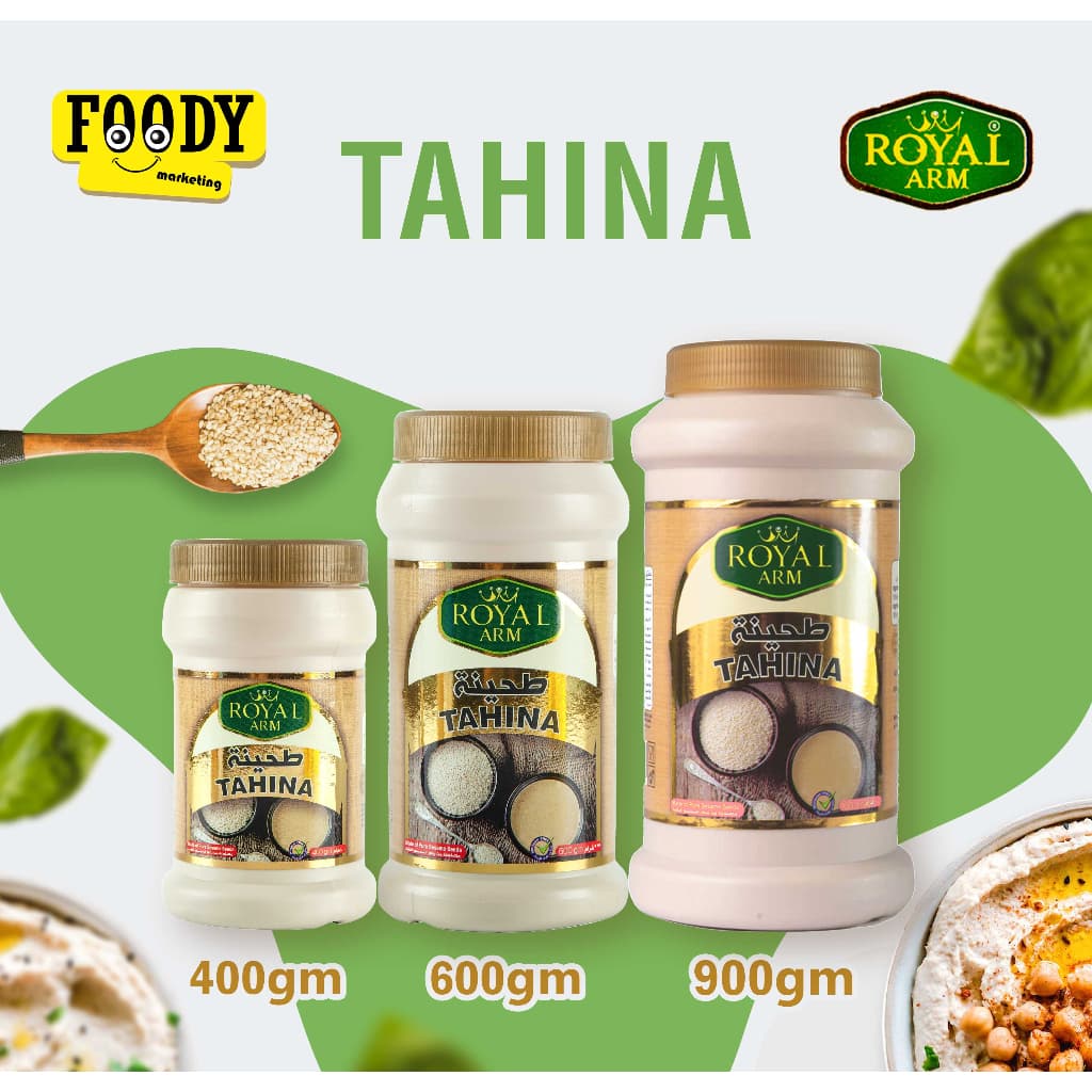 ROYAL ARM Tahini / Pes Bijan / Tahina Spread  / Sesame Paste (400g , 600g, 900g) ‼️Ready Stock‼️
