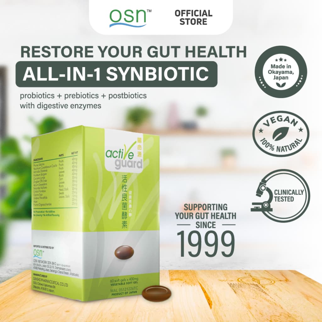OSN Active Guard Fermented Synbiotic (Prebiotic, Probiotic, Postbiotic)