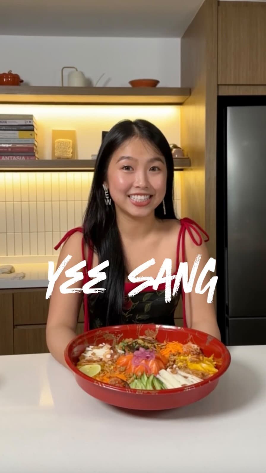Yee Sang with Plum Sesame Dressing