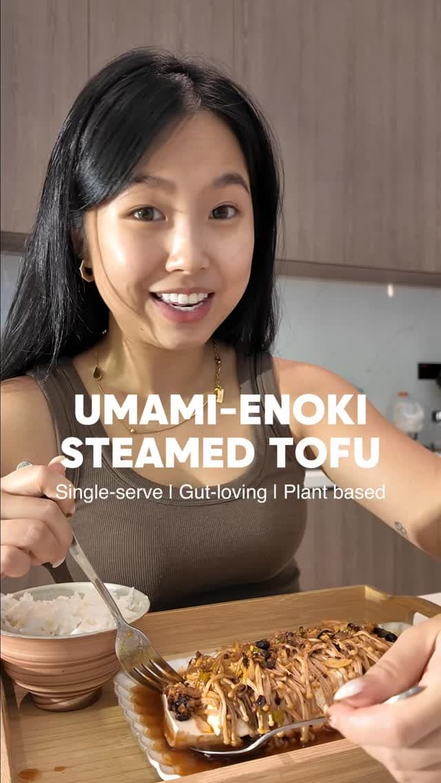 Steamed Enoki and Tofu