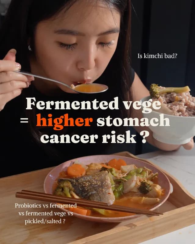 Kimchi = bad for your stomach?